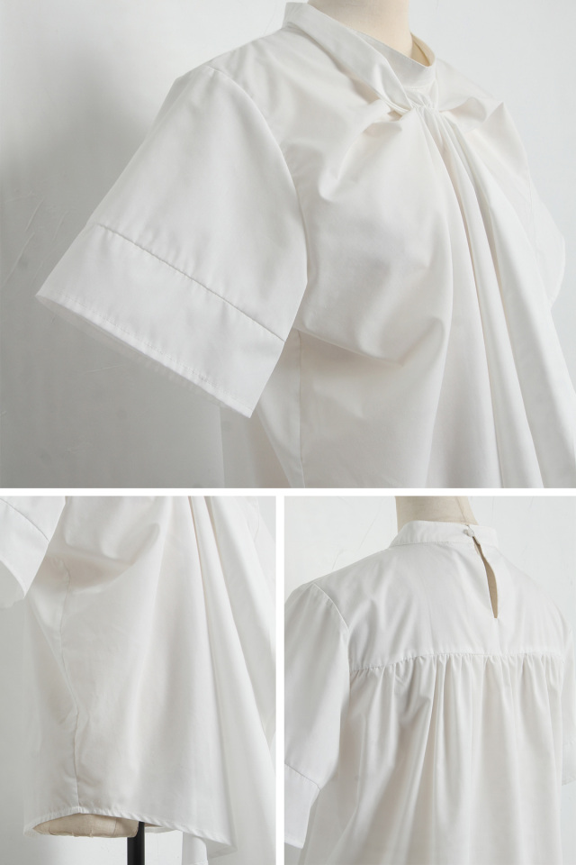 ドレープタイブラウス