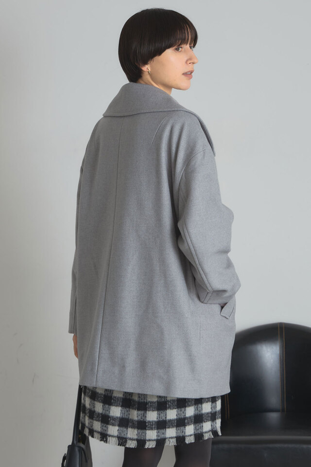 【格安】 Kolor カラー ヴィンテージ加工 ビックシルエットネイビー コート neos（ネオス）の「【neos -addictive design-】ビッグ