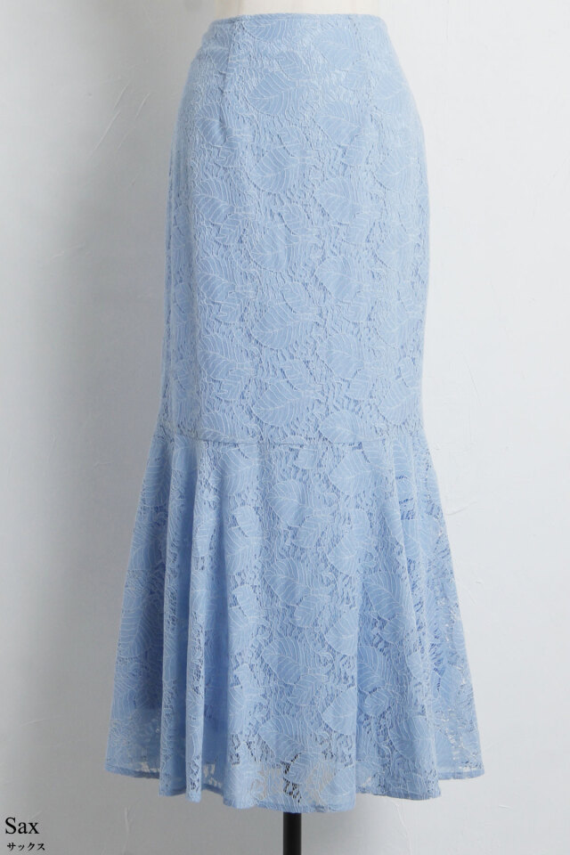 オフィシャルサイト限定】リーフレースマーメイドスカート