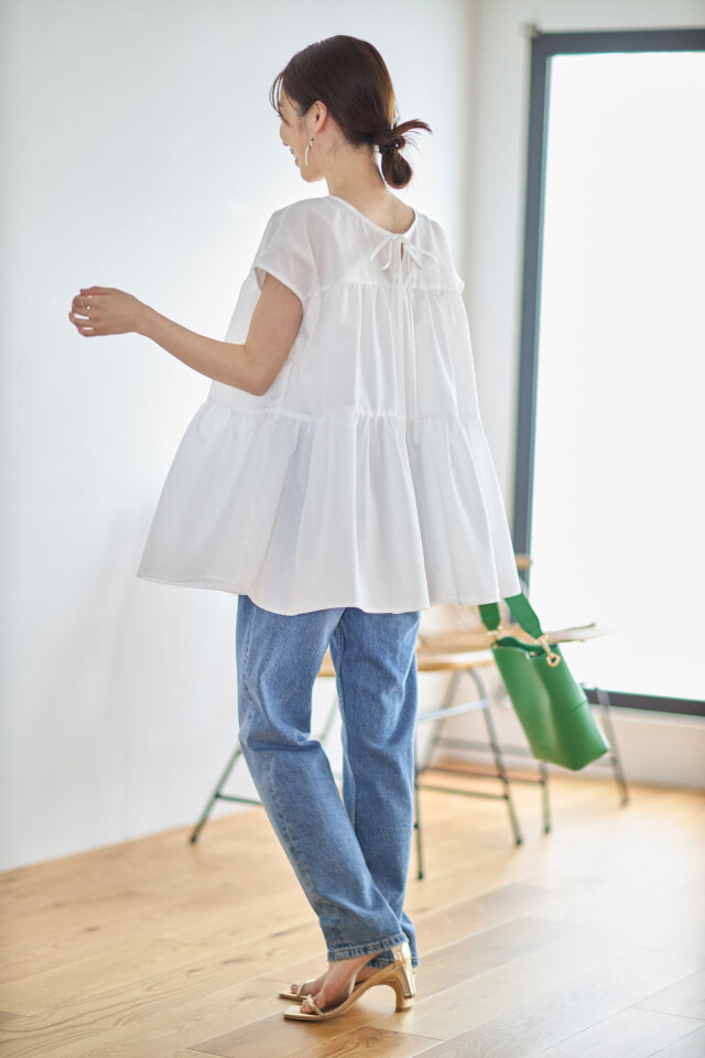 新品タグ付き　ティアードブラウス AMERICAN HOLIC（アメリカンホリック） ブラウス シャツ 入学式 入園式