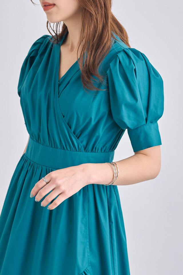 カシュクールワンピース