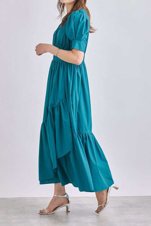 カシュクールワンピース