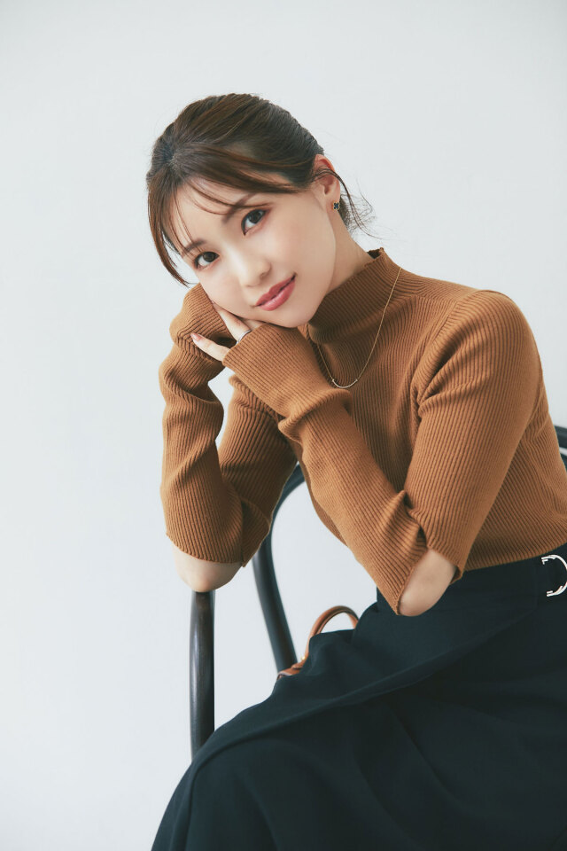 【9/6　SALE再値下げ】【マシェリコラボ】2WAYアームウォーマー付きリブニットプルオーバー＊SALE品につき返品/交換/注文確定後の変更キャンセル不可＊