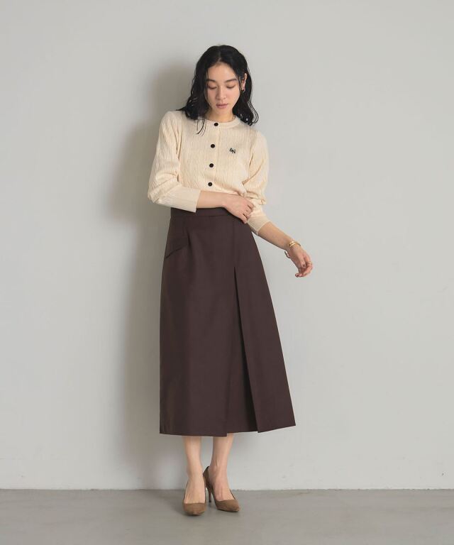 【Do!family】レア　アイボリー ケーブルニットカーディガン Do!family】レア アイボリー ケーブルニットカーディガン