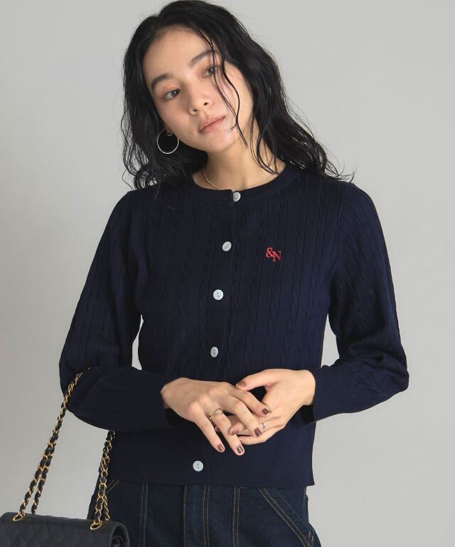 Vintage〈襟付き ニットカーディガン 80s ロカビリー ウール 日本製〉 80s古着 日本製 襟付きニットカーディガン アイボリー L 肉厚