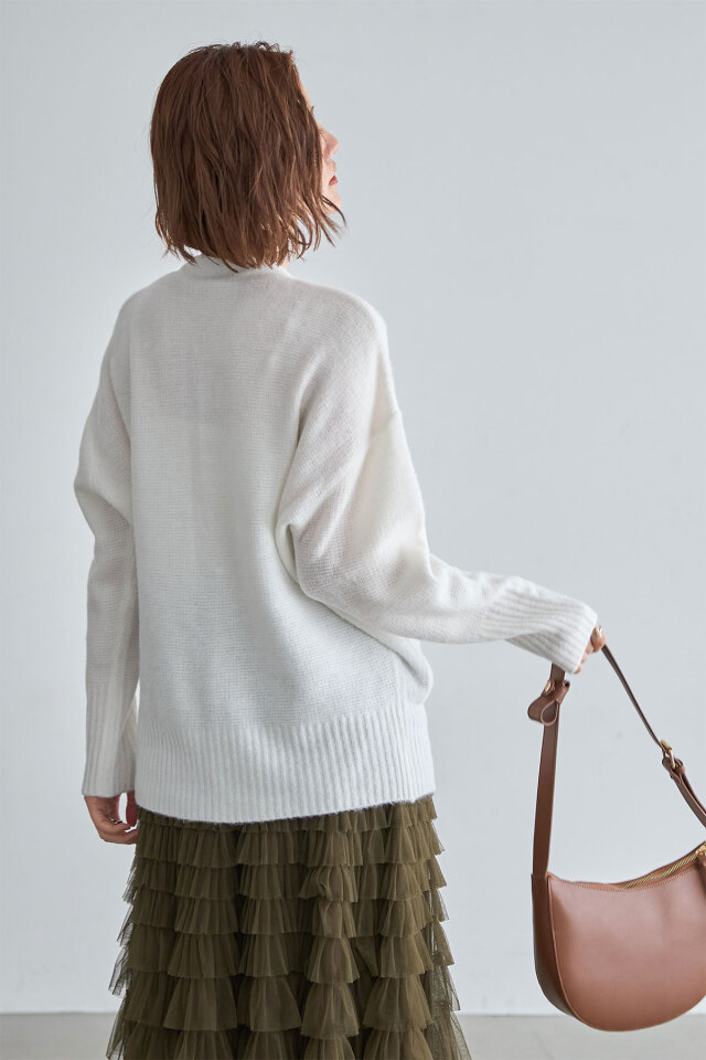モヘアライクミドルカーデ※一部店舗のみ入荷
