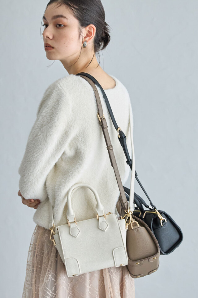 ミニボストンバッグ【miel/ミエル】