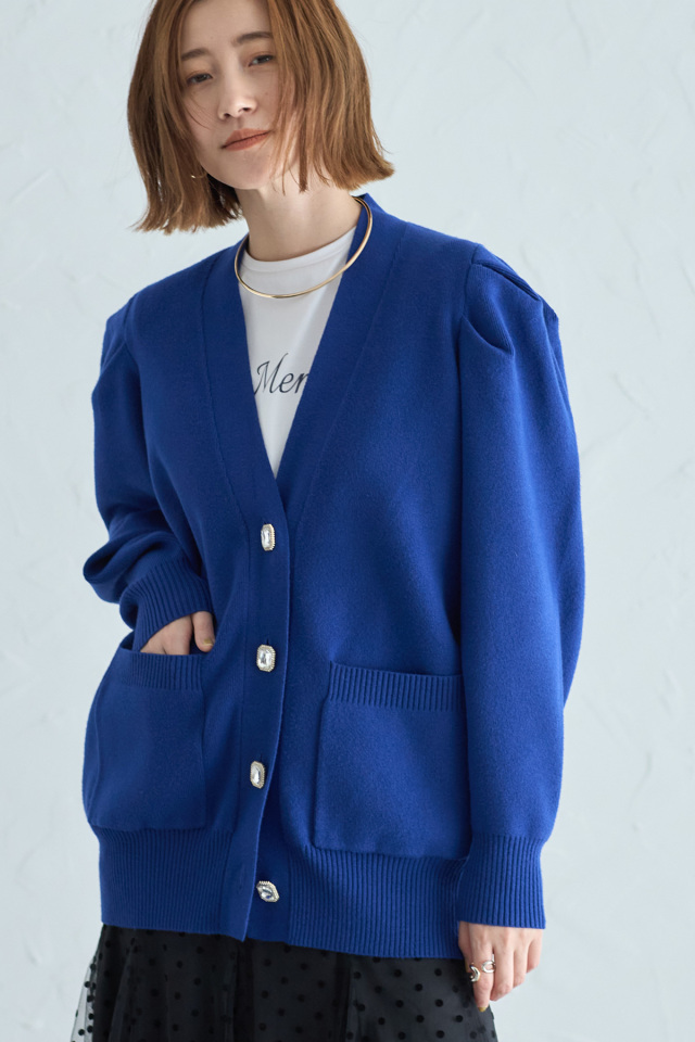 タックスリーブビジューカーデ 