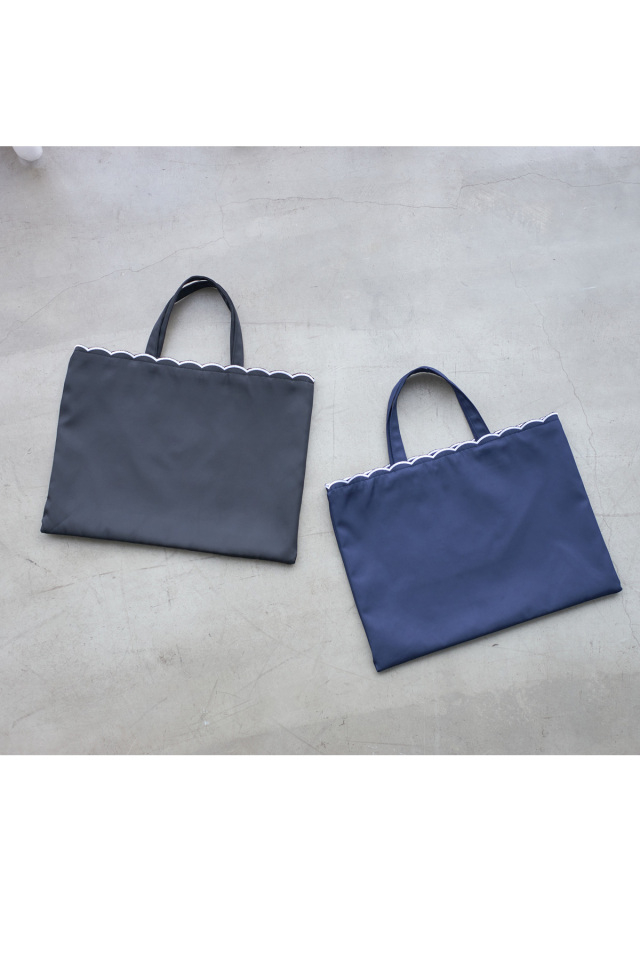 スカラップトートバッグ