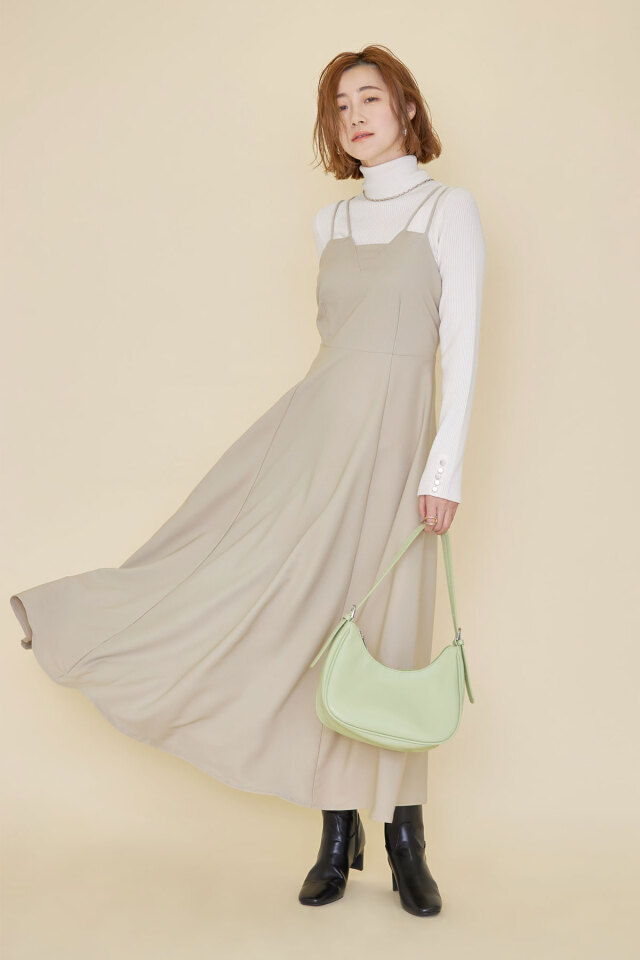 ラウンドワンハンドルショルダーバッグ