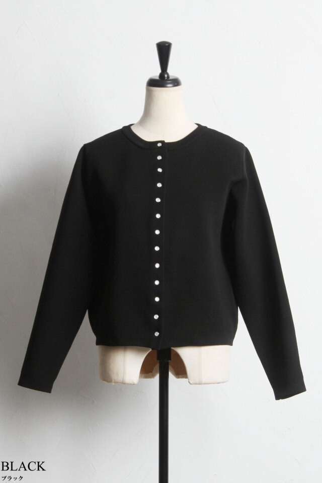 スナップニットカーディガン