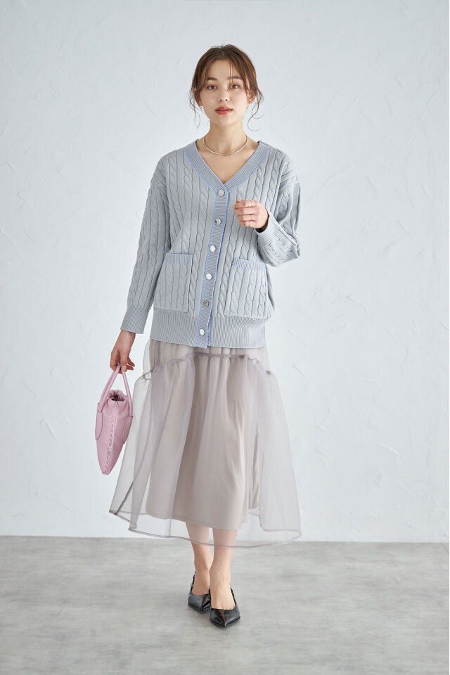 チルデンニットカーディガン