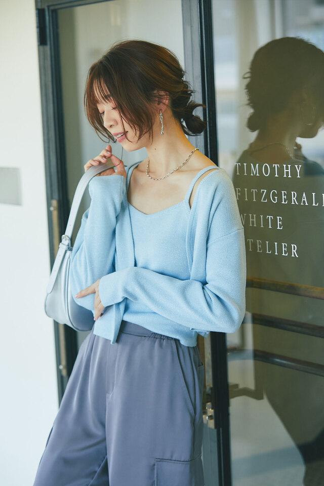 石井亜美さんコラボ】アンサンブルラメニットセット