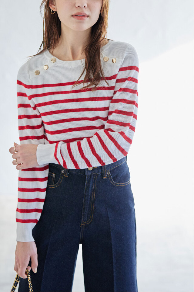 O.family様 リクエスト 10点 まとめ商品 マリンボーダーニットプルオーバー