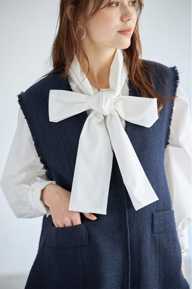 ツイードフレアジレ