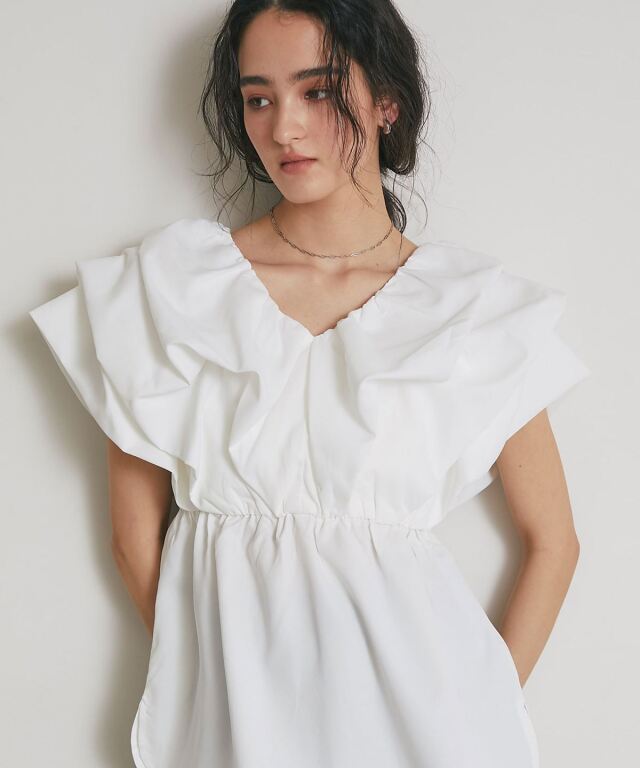 新品タグ付きDeuxieme Classe Romantic ブラウス ホワイト 楽天市場】ドゥーズィエムクラス（シャツ・ブラウス｜トップス