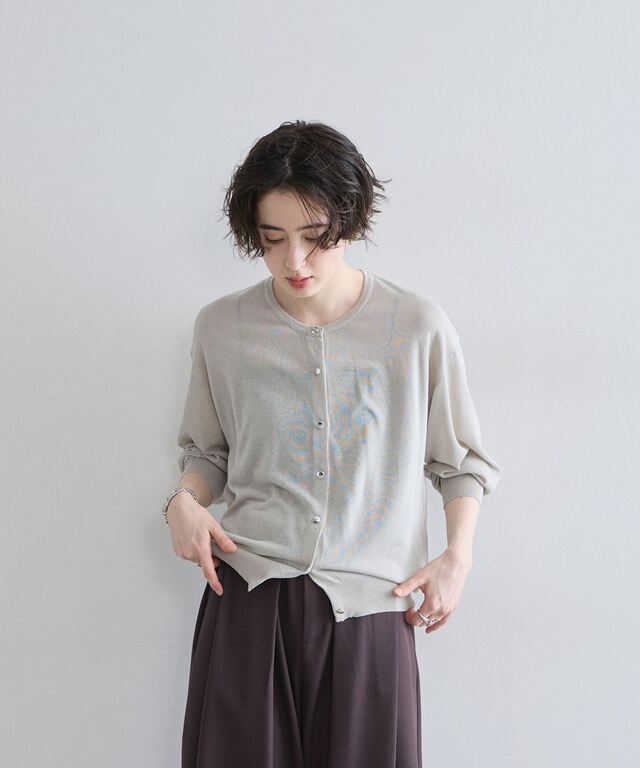 花粉ブロック】【UV】【ウォッシャブル】【接触冷感】クルーネック
