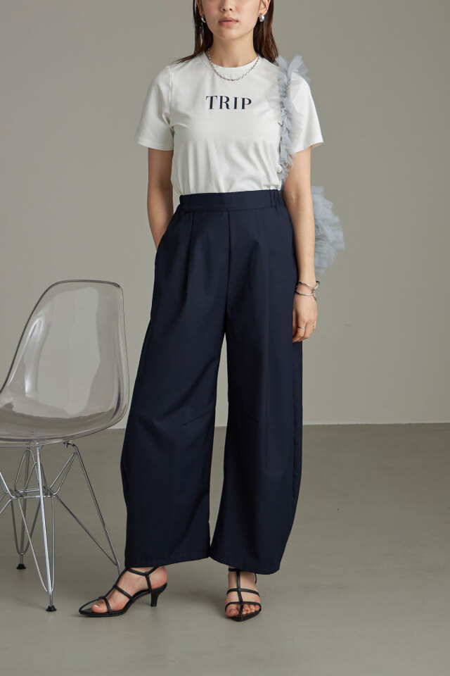 再出品 ストライプパンツ パンツ レディース ボトムス ロング 送料無料