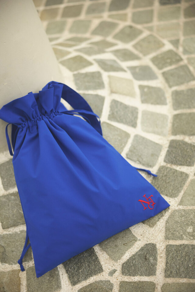 エンブロイダリー巾着トートバッグ