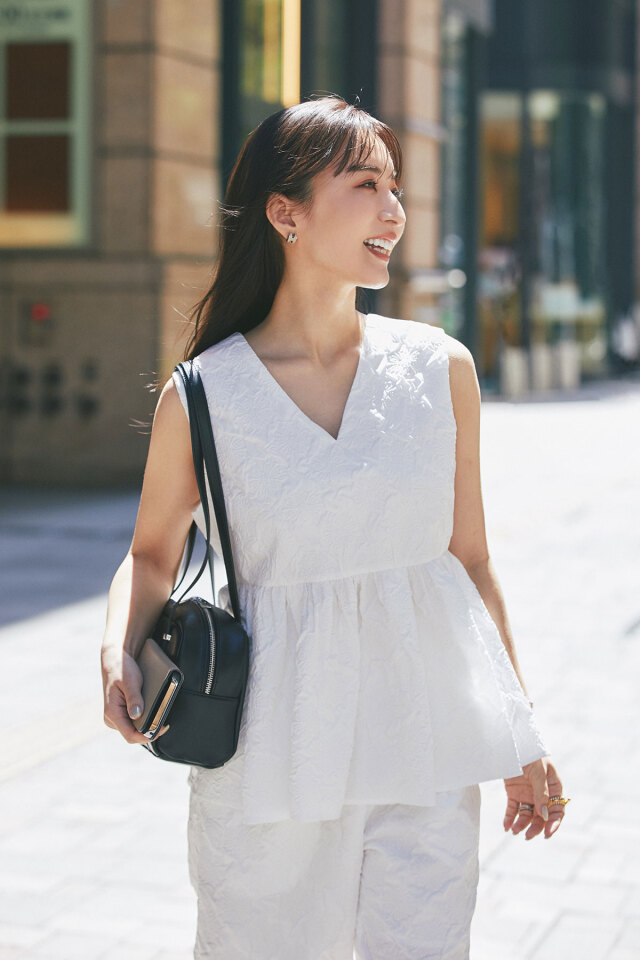 Johanna Ortizジョハンナ・オーティズ セレブ愛用 ペプラムトップ 削ぐ 