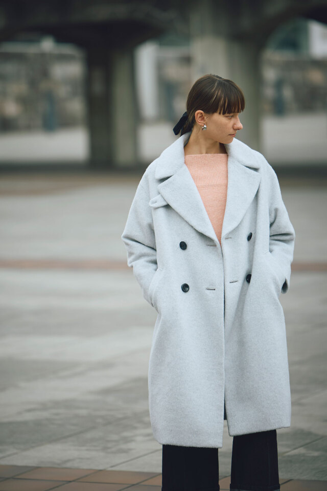 イタリア製✨【H.C.R. なし ITALIA】ウールコート 