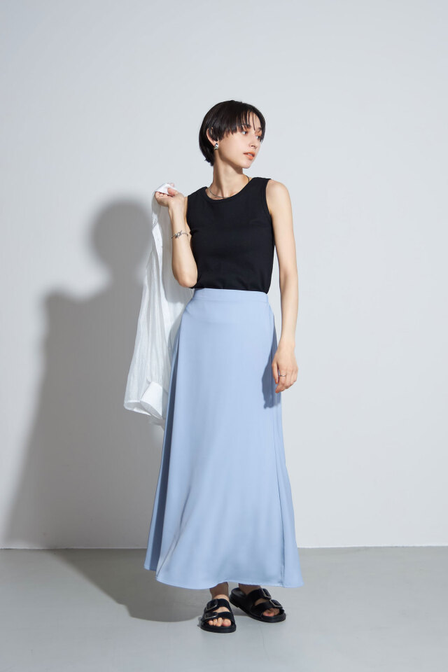 neau サテンスカート trim_ofalv_item188a7f9839d911e