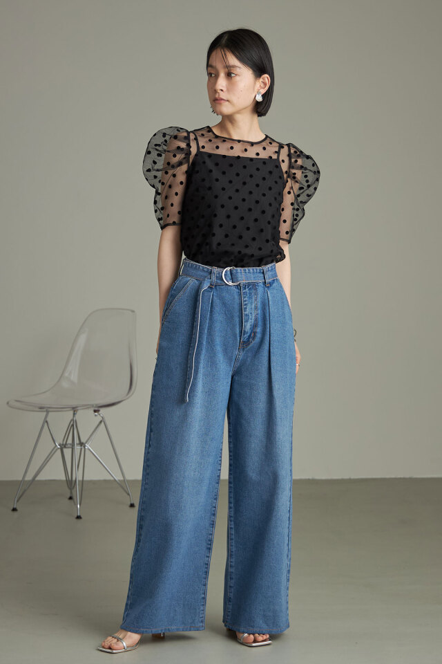 小林有里さん着用】シアートップスセット（半袖）