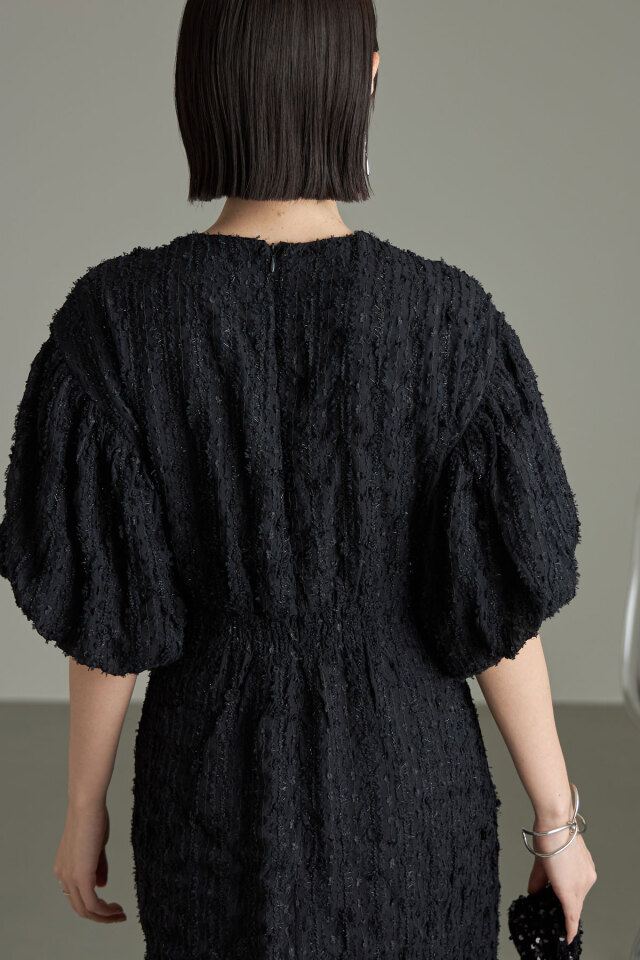 フラッフィーミックスバルーンワンピース