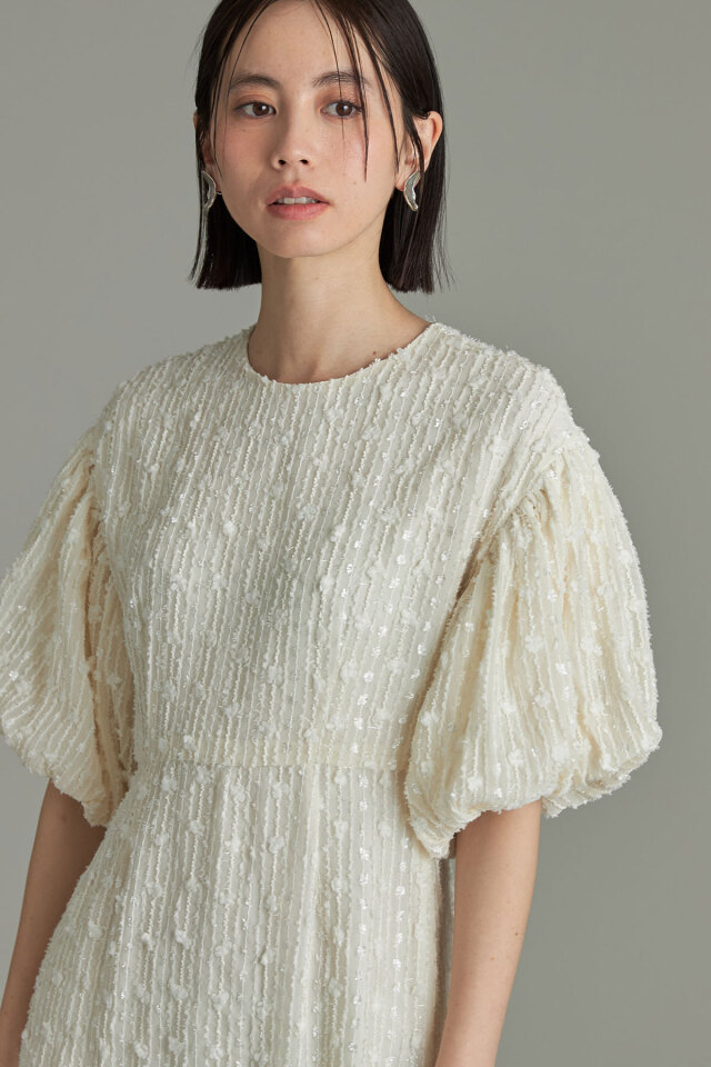 フラッフィーミックスバルーンワンピース