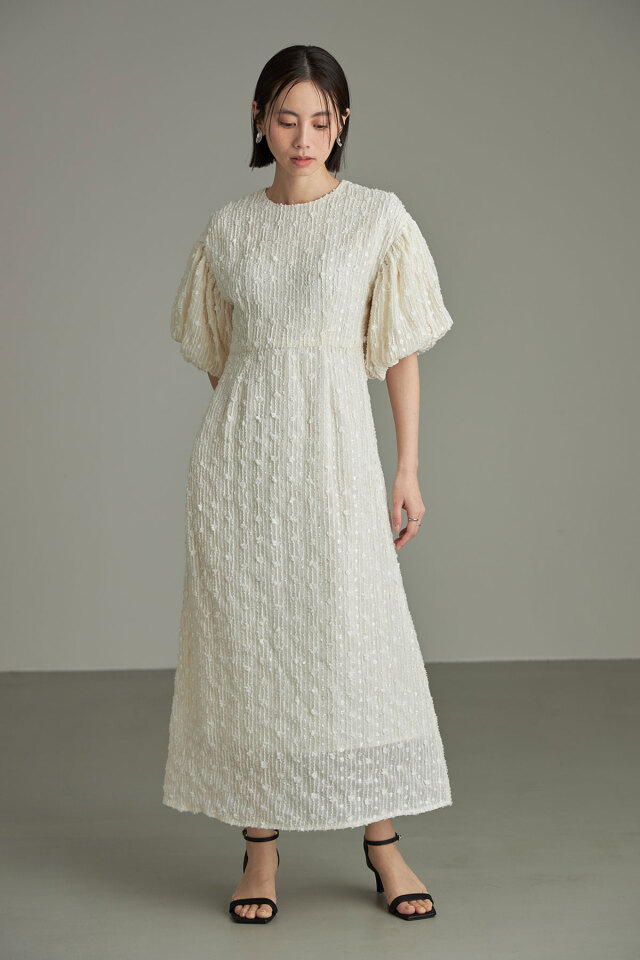 フラッフィーミックスバルーンワンピース