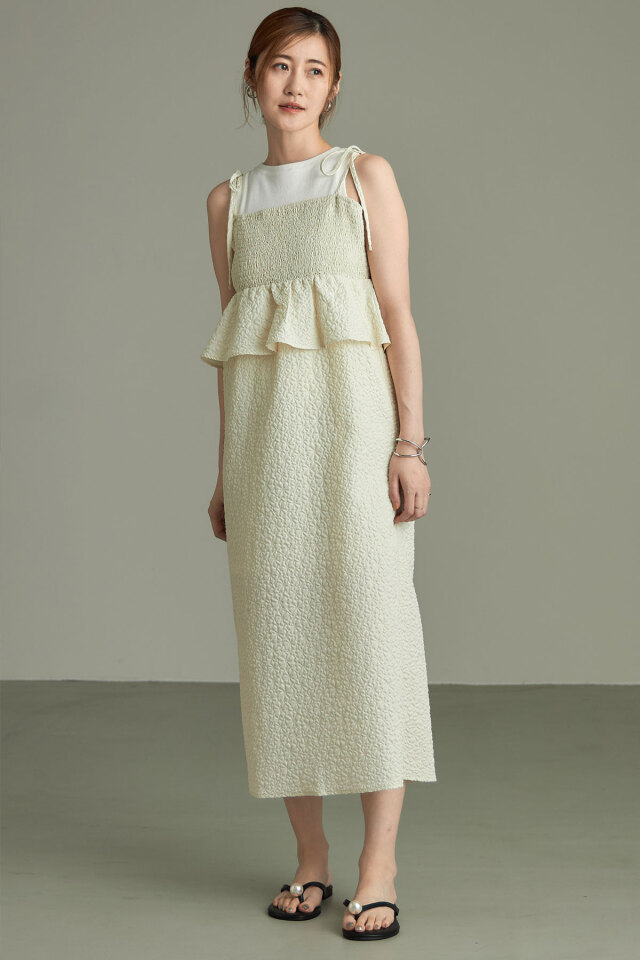 スカラップヘムボレロ＆ワンピースセット 120cm fit=scale-down,w=1200