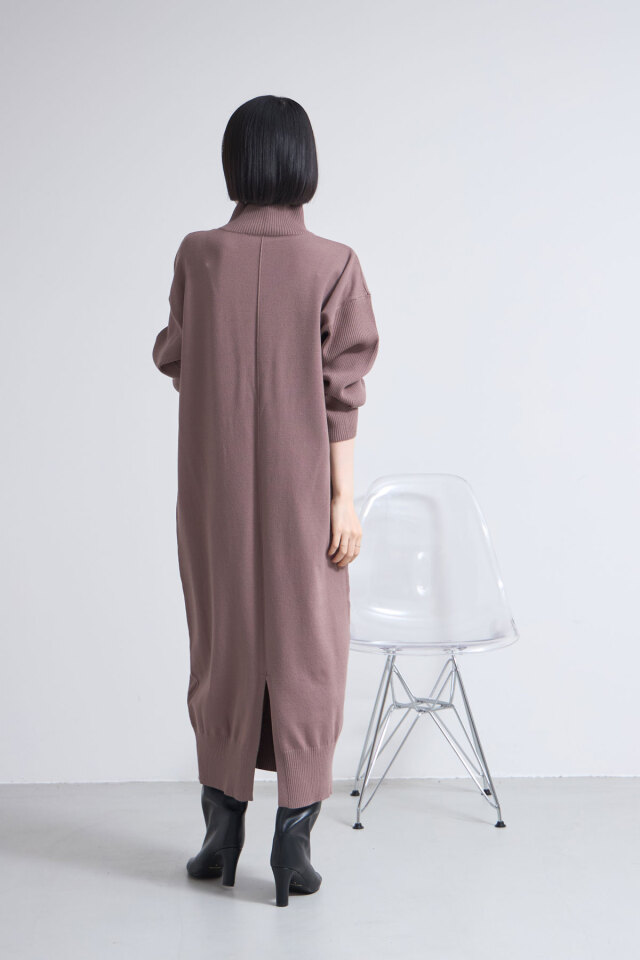 タートルニットワンピース