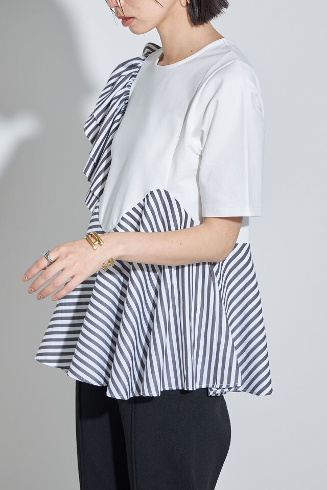 thetoe 白トップス　Aphrodite Velour Tops Aphrodite Velour Tops – THE TOÉ