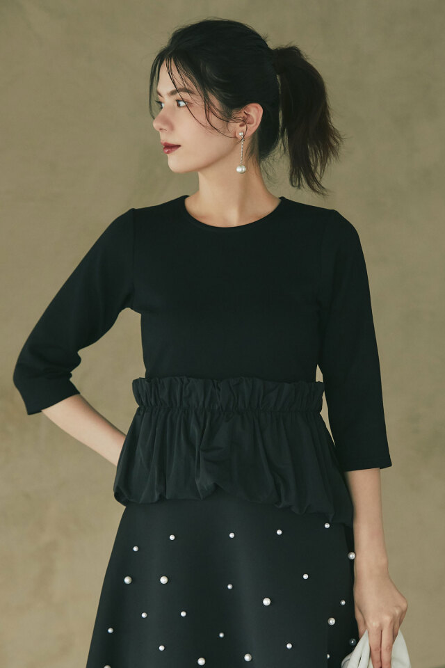 ヘムバルーンカットプルオーバー