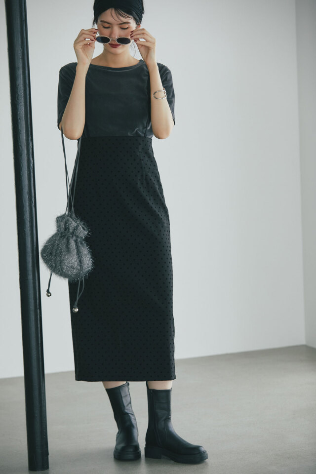 サス付フラップタイトスカート サス付きIラインスカート