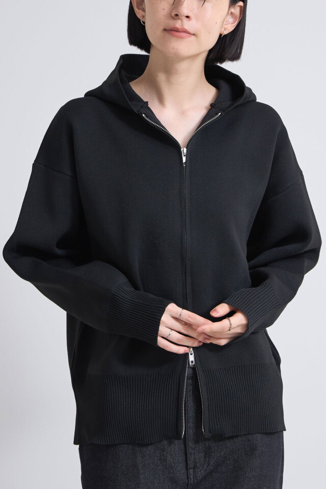 スポンジニットパーカー