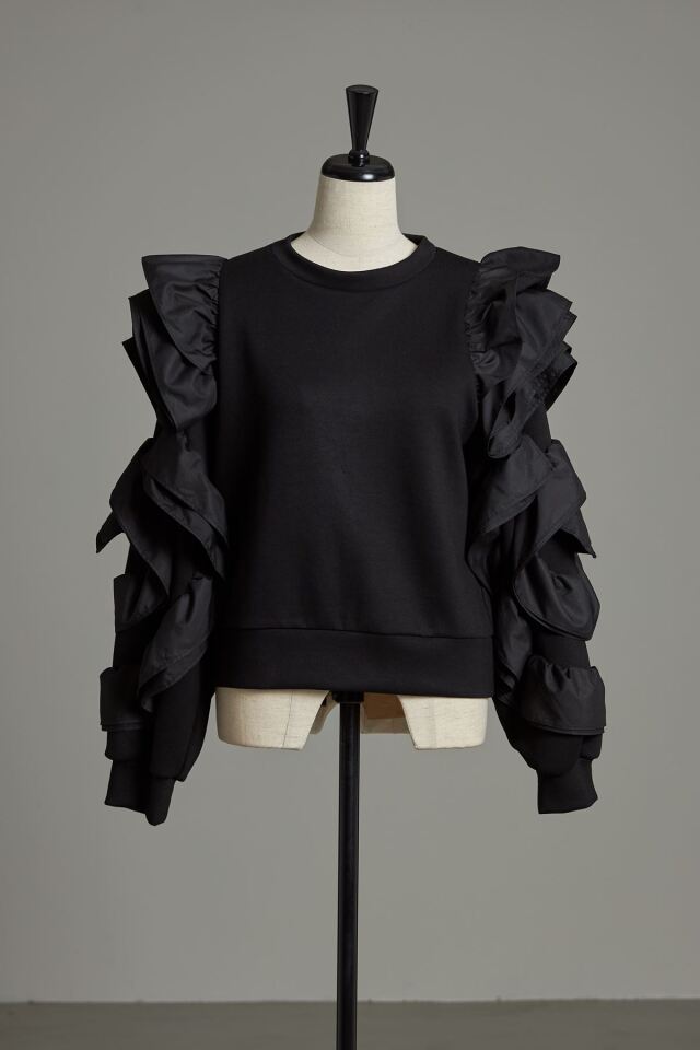 【ななオーダーページ】 花びらスリーブボンディングトップス