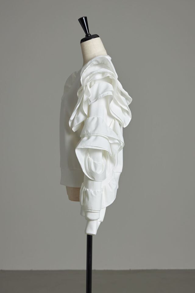 花びらスリーブボンディングトップス