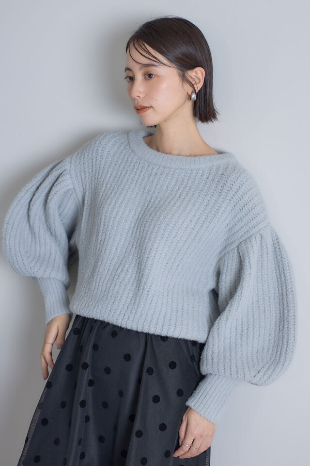美品✨】L´Appartement カシミヤ混 ボリュームスリーブニット
