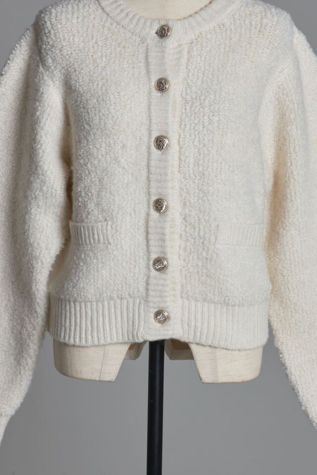 カーディガン Poodle cardigan (プードルカーディガン) レディース LOULOU WILLOUGHBY】トイプードルカーディガン