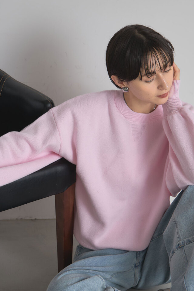 12月1日WEB限定再販！スウェットライクニットプルオーバー