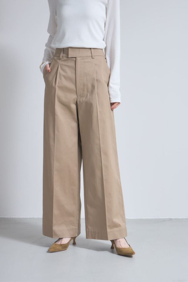 チノワイドパンツ