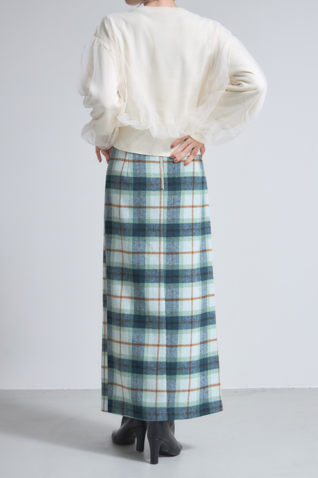 未使用　ダブルスタンダード　チェックロングスカート 楽天市場】【2025春夏新作】DOUBLE STANDARD CLOTHING ダブル