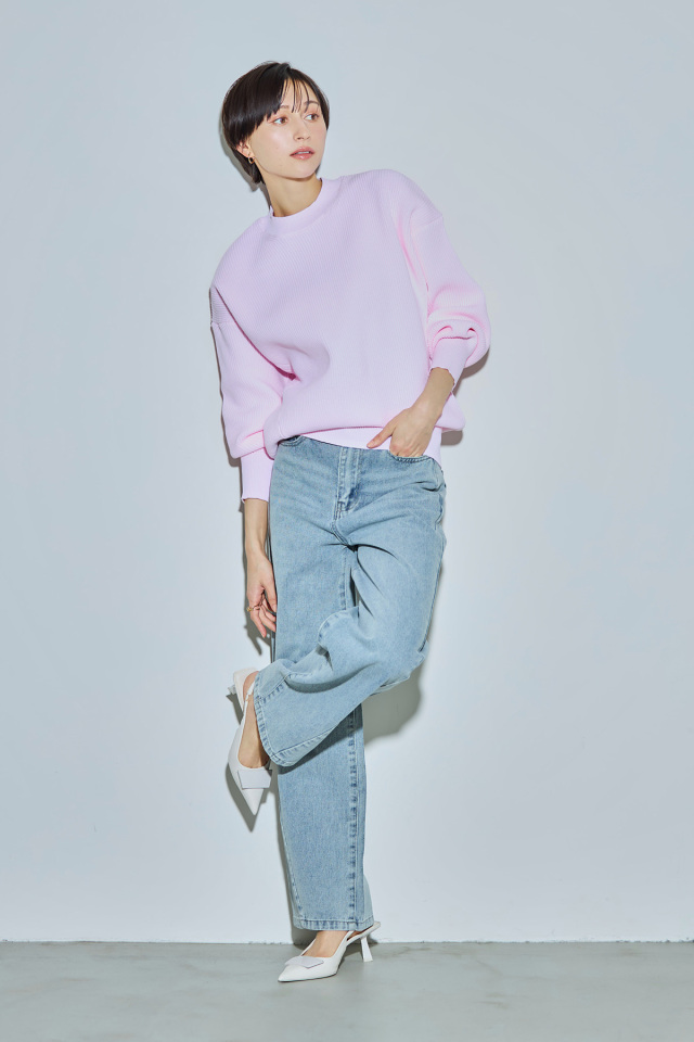 切替ラインデニム