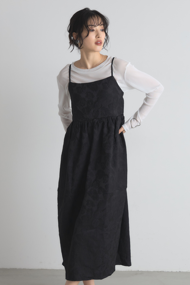 エアリージャカード コクーン キャミワンピース UNITED ARROWS（ユナイテッドアローズ）の「エアリージャカード