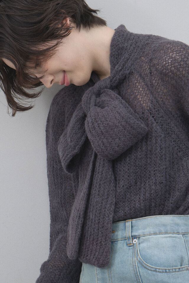 ケーブルニット