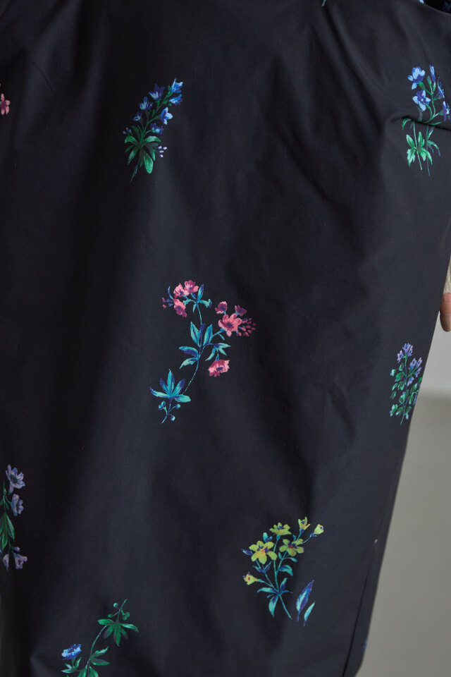 ⭐︎歳末セール　ワンダフルワールド　和柄縮緬　桜　スカート　うぐいす色黄緑系 Sawa a la mode レディース ボトムス スカート ブルー 青
