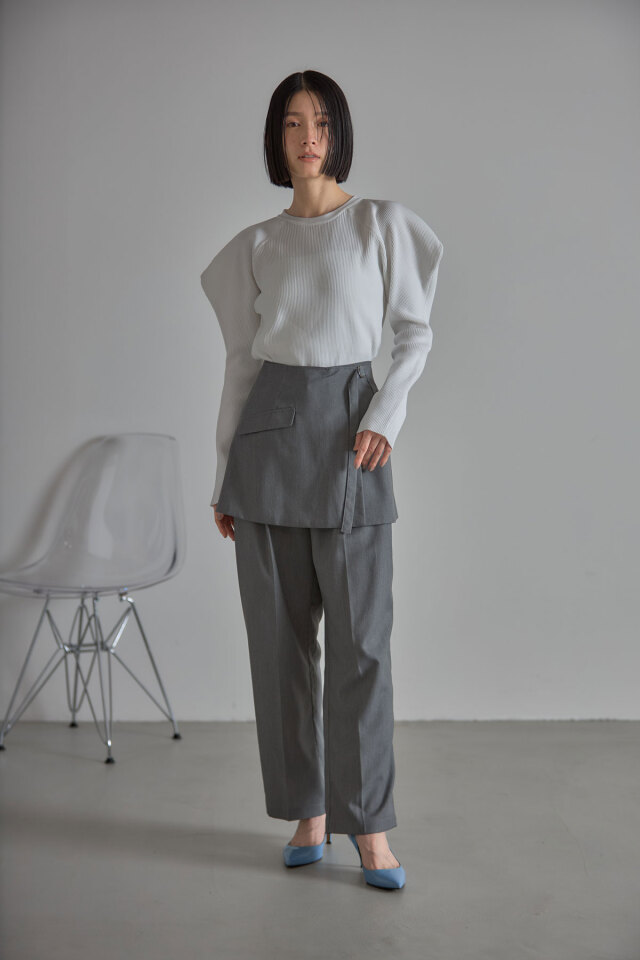 新品❤️CPG❤️プルオーバー ポイントスリーブニットプルオーバー