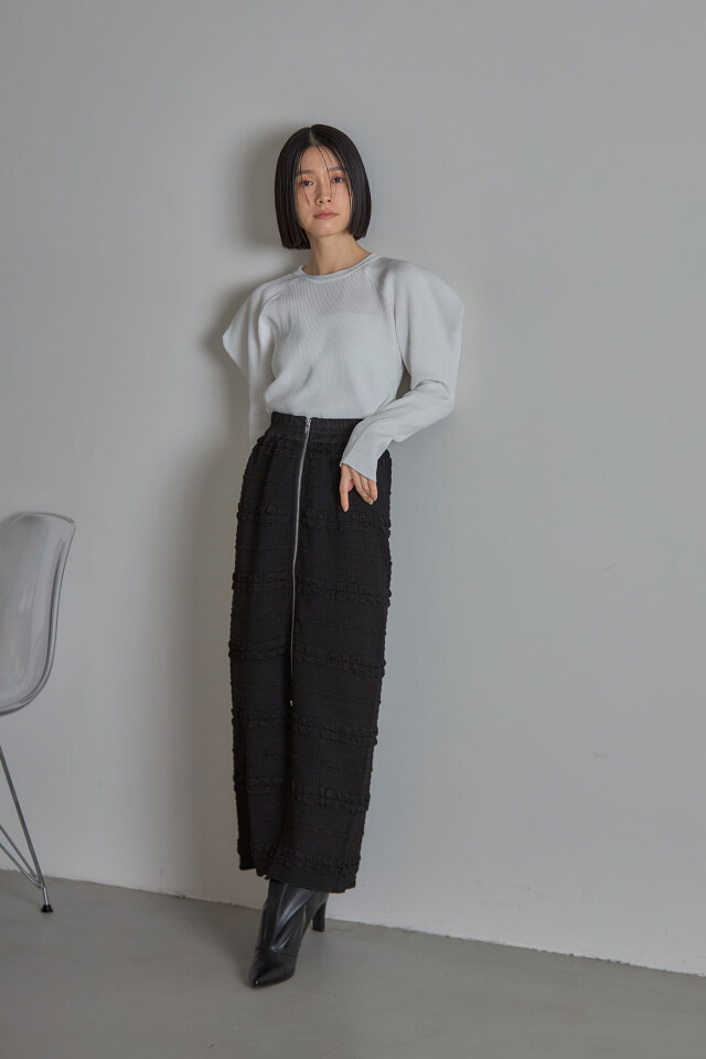 ふぉ〜ゆ〜 ポイントスリーブニットプルオーバー