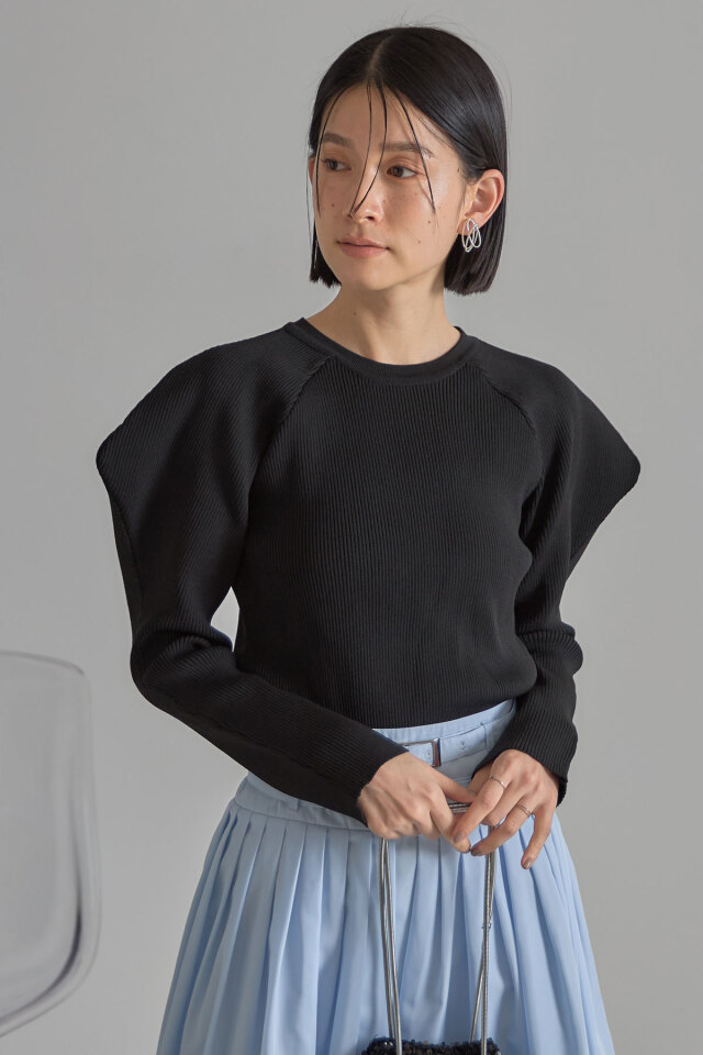 6x3リブクルーネックプルオーバー セール】6x3リブ クルーネックプルオーバー◇（ニット/セーター